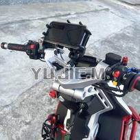 Italjet Dragster 125/200/250i/400 Motociklo telefono laikiklis Black without Logo