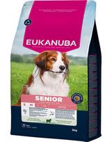 Eukanuba Life Care Senior S/M sausas maistas senyviems šunims su ėriena ir ryžiais, 3 kg