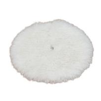 Long Pile Christmas Tree Skirt Large and Comfortable Tree Base Plush Mat Ornament Holiday Home Decoration Accessories S