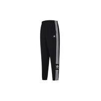 Adidas Originals Retro Sports Solid Color Side Stripe Knitted Sports Pants Women Bottoms Black H20547 J/M black