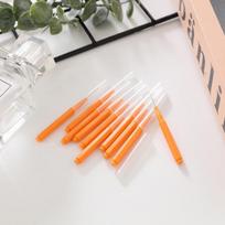 10 vnt tarpdančių šepetėlis dantų siūlu valantis dantų šepetėlis Ortodontinis dantų šepetėlis orange