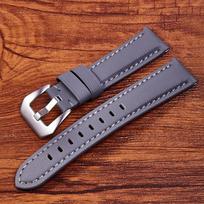 20mm22mm24mm26mm Panerai Nylon Strap Soft Watch Strap Accessories 20mm-Silver buckle gray