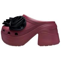 Crocs Siren Rosette klumpės su burokėlių platforma, aukštakulniais, lengvos, patogios, užmaunamos, unisex stiliaus klumpės 210367-6XH 36-37 black