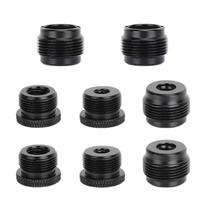 Microphone Stand Adapter 3/8 5/8 1/4 Thread Adapter for Microphone Boom Stand Mount Musical Instrument Accessories 1 black