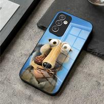 Ice Age Funny Cute Scrat Sid Phone Case For S24 Ultra Samsung S23 S22 S20 Fe S21 Plus Galaxy A54 A34 A24 A53 A16 Glass Cover Samsung a54 5g white