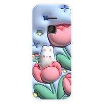 Nokia 225 4G 2020 dėklas Madingi minkšto silikono galiniai dėklai Nokia 225 2020 TA-1321 TA-1296 TA-1279 telefonui etui Fundas Nokia225 4G 2020 gray