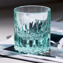 K9 Crystal Glass Thick Wall Shiny Beautiful Whisky Glass 8Oz 1Pc With Gift Box Clear Green Blue 201-300ml mėtų žalios spalvos