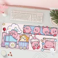 HD Printing Mouse Pad Laptop Extended protective Pad Computer Game Mousepad Cartoon K-Kirby PC Accessories Keyboard XXL Desk mat 400x800mm gray