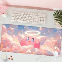 HD Printing Mouse Pad Laptop Extended protective Pad Computer Game Mousepad Cartoon K-Kirby PC Accessories Keyboard XXL Desk mat 300x700mm gray
