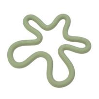 Silicone Heat Resistant Hot Pads Reusable Non-Slip Hangable Coasters for Cups, Pots, Plates Wear-resistant Table Protectors for Kitchen, Outdoor žalia