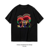 Ibrahim Traore and Thomas Sankara Shirt WoUnisex Unisex Summer Oneck Breathable Graphic T Shirts Casual Simple S3XL S brown