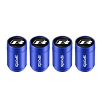 For Volkswagen Car Tire Valve Stem Caps Decorative Wheel Tires Dustproof Cover For VW Atlas Jetta Touareg Variant Golf Polo GTI Taos Nivus Pass zbts20