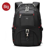 Men's 17.3 Inch Laptop Backpack Waterproof Anti-Theft Travel Bag with USB Charging Port gray