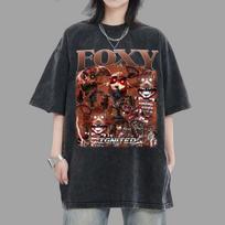 IGNITED FOXY FNAF Shirt, FNaF Vintage Bootleg Tees M brown