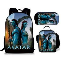 Avatar Avatar Primary And Secondary School Schoolbag Animation Backpack Satchel Pencil Case Three-Piece Set shoulder bag