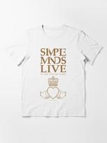 Simple Minds Simple Minds - Live in the City of Light Logo Essential T-Shirt M white