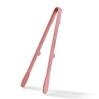 Silicone Food Tongs With Heat-Resistant Grip Grilling Baking Serving Non-Slip Kitchen In Multiple Colors Pink New Wave Pattern