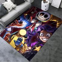 poppy playtime Carpet Rug for Living Room Bedroom Home Sofa Decoration,Kids play Non-slip Floor Mat 100x120cm( 39x47in )