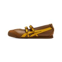 Onitsuka Tiger MEXICO 66 TGRS Mary Jane Shoes Unisex Low Top Brown/Yellow 1182A678-201 38 brown