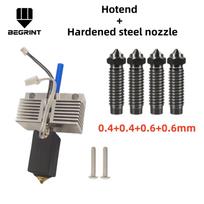 For ELEGOO Hotend Kit Neptune 4Max/4Plus with 4 Pieces 0.4mm Nozzle Fully Assembled All-Metal Hotend 3D Printer Accessories For 4 Plus and 4 Max