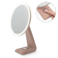 Pastatomas kosmetinis veidrodis su LED apšvietimu