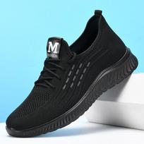 Vyriški neslystantys darbo batai Minkštu padu laisvalaikio batai Bėgimo bateliai Tinklelio bateliai Sportiniai batai 41 black