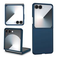 Hard PC Folding Slim Phone Case for Samsung Galaxy Z Flip7 5G Flip 7 Flip6 Flip 6 5 4 3 2 Flip2 Flip5 Flip4 Flip3 Covers Funda Galaxy Z Flip5 gray