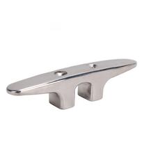 Boat Dock Cleat Stainless Steel Deck Rope Tie Down Anchor Line Cleat Holder for Ship Marine 6 inches gray