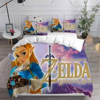 Anime Legend of Zelda Comforter Quilt Bed Cover Duvet Cover Pillow Case 2-3 Pieces EU Single EU Double US Twin Sets Kids Adult EU Single 135x200cm white