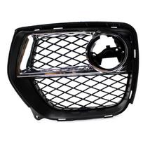 Left/Right Front Fog Lamps Frame Grille Mesh Grille with Trim Intake Cover 51117312605 51117312606 for 2012-2014 black