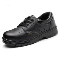 Lightweight Breathable Work Shoes, Anti-smashing and Anti-piercing Safety Labor Insurance Shoes 35 gray