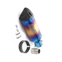 Yamaha Honda Suzuki Z900 CBR600 S1000RR MT07 Universalus 51mm Motociklo Tiesus Išmetimo Vamzdis SC Duslintuvas Plieniniai Priedai D gray