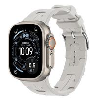 Silicone Strap for Apple Watch Ultra 3 2 49mm Series 11 10 46mm 42mm Sport Wristband iWatch 9 8 7 6 5/SE 3 2 44mm 40mm 45mm 41mm 38mm 40mm 41mm gray