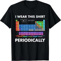 Aš šį marškinėlį dėviu periodiškai Chemijos dovana Unisex marškinėlis S blue