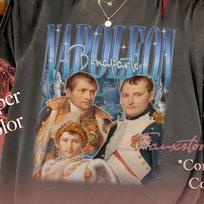 Napoleon Bonaparte Vintage Portrait T-Shirt – Unisex Cotton Tee 3XL gray