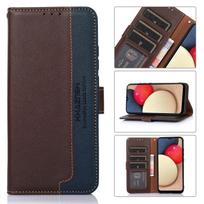 KHAZNEH Litchi Texture Leather RFID Phone Case For iPhone 14 Pro Max