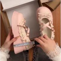 Women S Mary Jane Shoes Thick Sole Bow Lace Detail For Dress Matching 39 brown