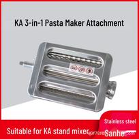 KitchenAid trijų dalių makaronų pjaustymo rinkinys su lėtaeigio puodo priedu