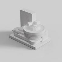 Guggenheim Museum New York Cement Model Replica Mini Sculpture Architectural Building Home Desk Decor Abstract Ornament Gift balta