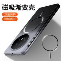 Slim Magnetic Case Honor Magic V5 V3 VS3 Foldable Phone - Gradient Finish Anti-Drop PC Cover With Skin-Friendly Texture HONOR Magic VS3 gray