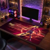 Cristiano Ronaldo Custom Large Mouse Pad, Personalized Name Text Print, Football Logo Non‑Slip Desk Mat Gaming Gift 40cmx90cm