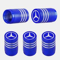 5pcs Car Valve Caps Tire Wheel Stem Air Valve Caps For Mercedes Benz W203 W204 W205 W210 W211 W212 W221 W222 CLS CLA CLK SLK GL5