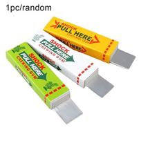 Electric Shock Joke Chewing Gum Pull Head Shocking Toy Gift Gadget Prank Trick Gag Funny Suitable For April Fool'S Day yellow