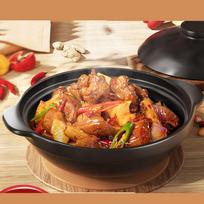 Multifunctional Casserole Pot with Lid Sizzling Hot Pot for Bibimbap and Soup Large Wide Mouth Heat Resistant white