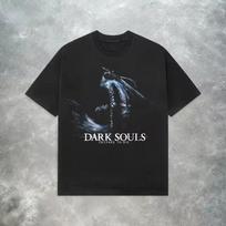 Dark Souls Tee Retro Y2K Soulsborne Video Game Shirt Summer Men's and Women's Loose and Breathable T-shirt Top 120 white
