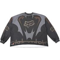 Travis Scott FOX RACING T Shirt Unisex ETCJ-FOX-MJ02 L gray