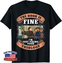 Martin Luther 95 Theses Theology Christian Reformation Day Unisex T-Shirt 100 black