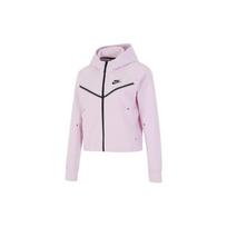 Nike Sportswear Vaikams Tech Fleece su užtrauktuku per visą ilgį Hoody Rožinė putplastis/Melžta/Juoda Moteriškas CW4299-695 XL white