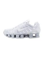 Nike Sportswear Sportbačiai be auliuko 'Shox TL' sidabro pilka / šviesiai pilka / balta