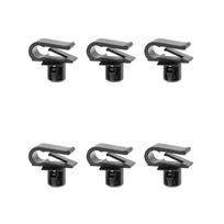 6× Front Bumper Mesh Grille Fastener Clip 0029885181 For Mercedes-Benz C240 S600 gray